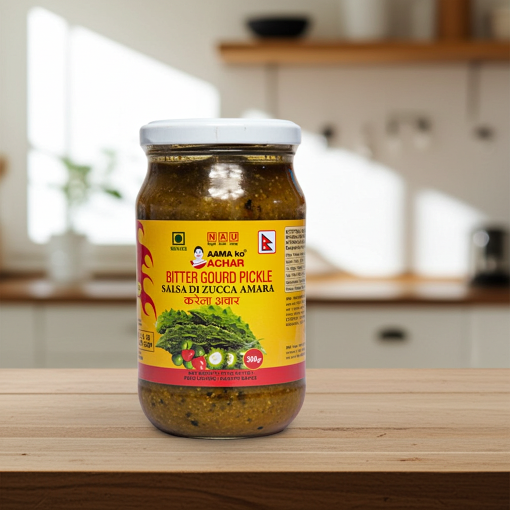 Aama Ko Achar Bitter Gourd Pickle(Muraturi de Castravete amar )380g