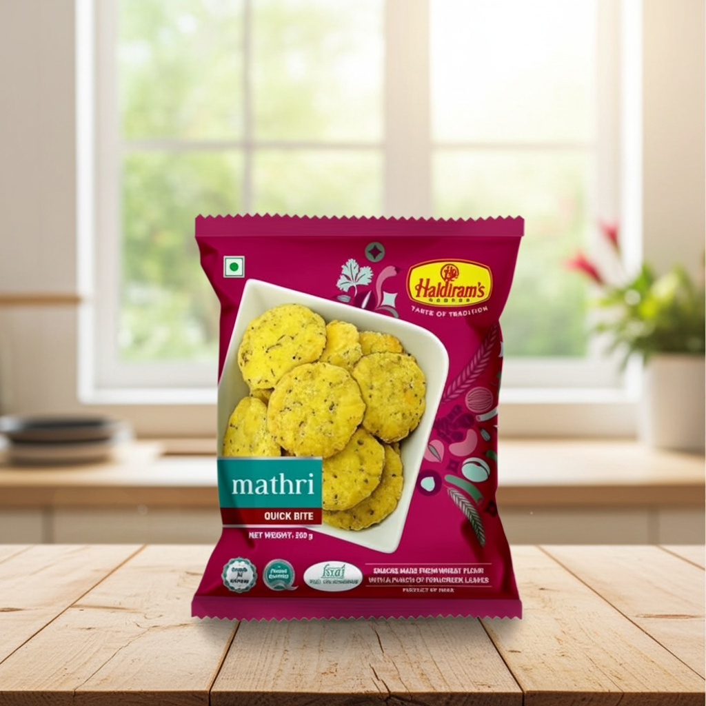 Haldiram Mathri(Snack Dulce-Acrisor) 200g