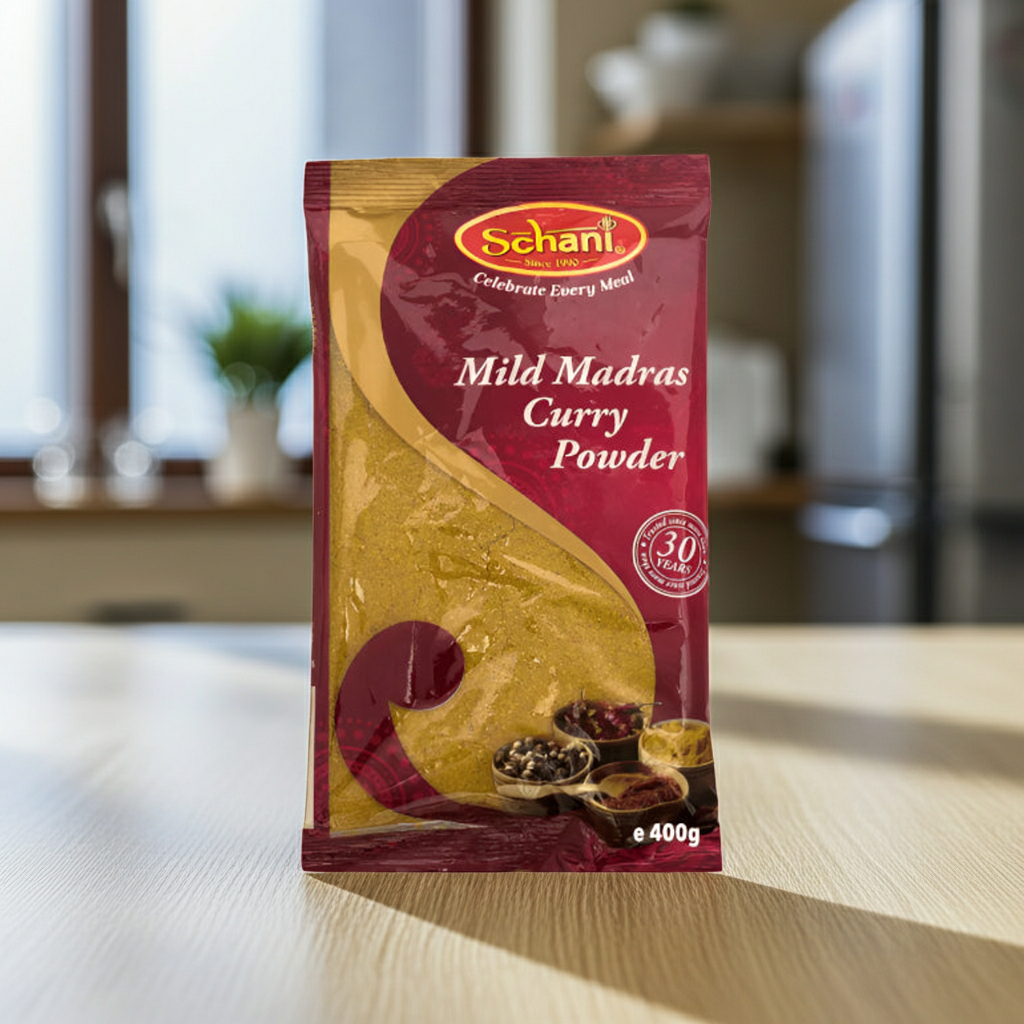 Schani Mild Madras Curry Powder(Condimente Curry) 400g