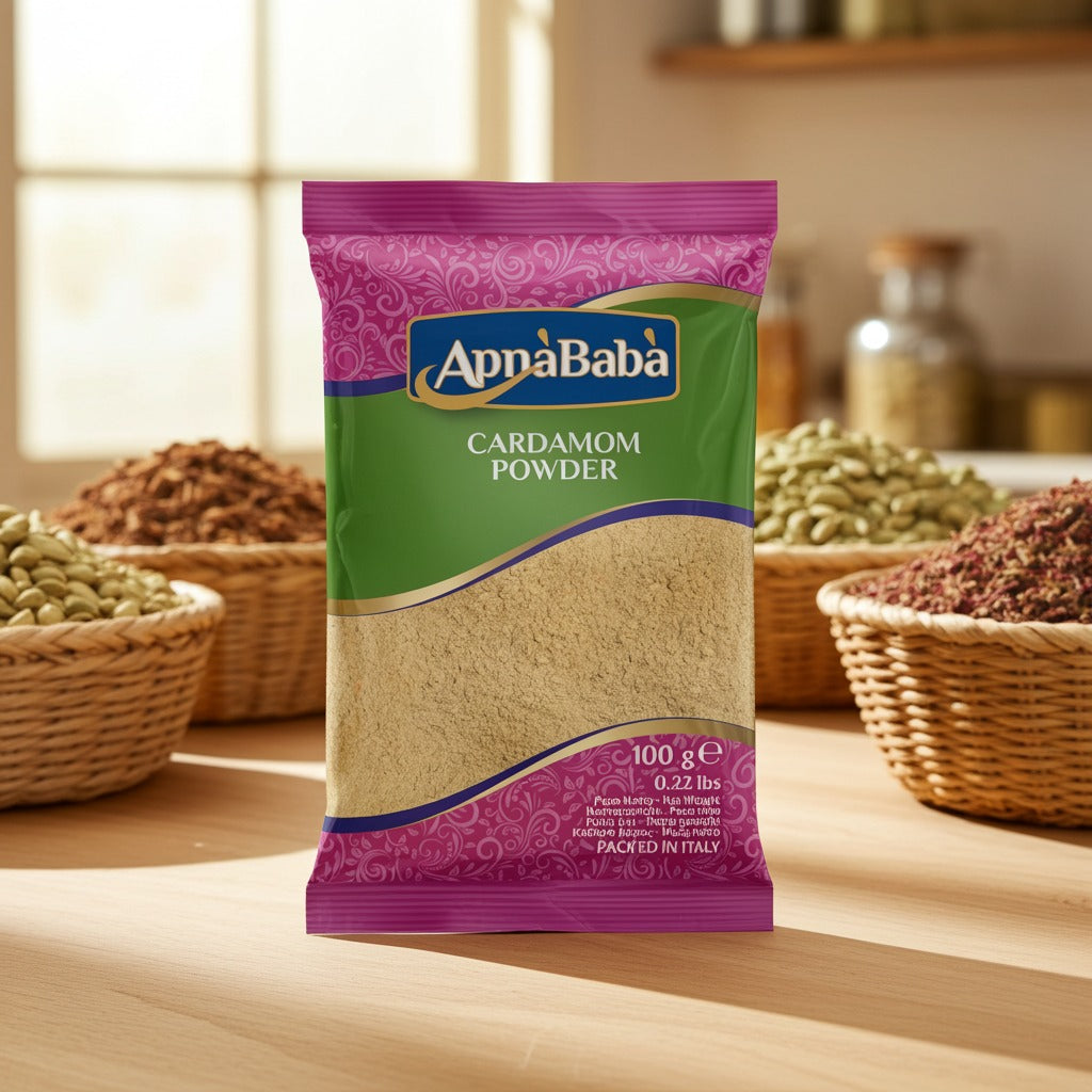 Apna Baba Cardamom Powder 100G (Pudra de Cardamon)