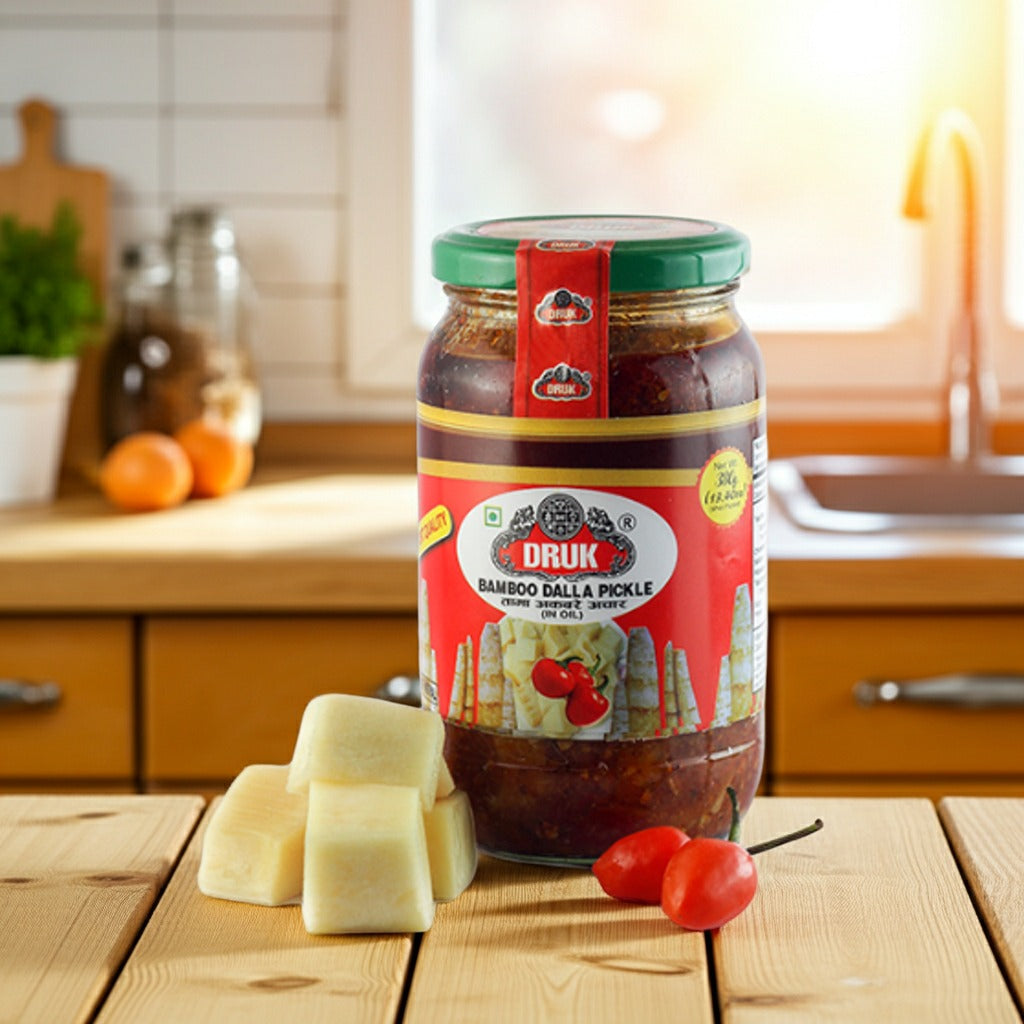 Druk Dalla Bamboo Shoot Pickle(Murat de Bambus) 280 g