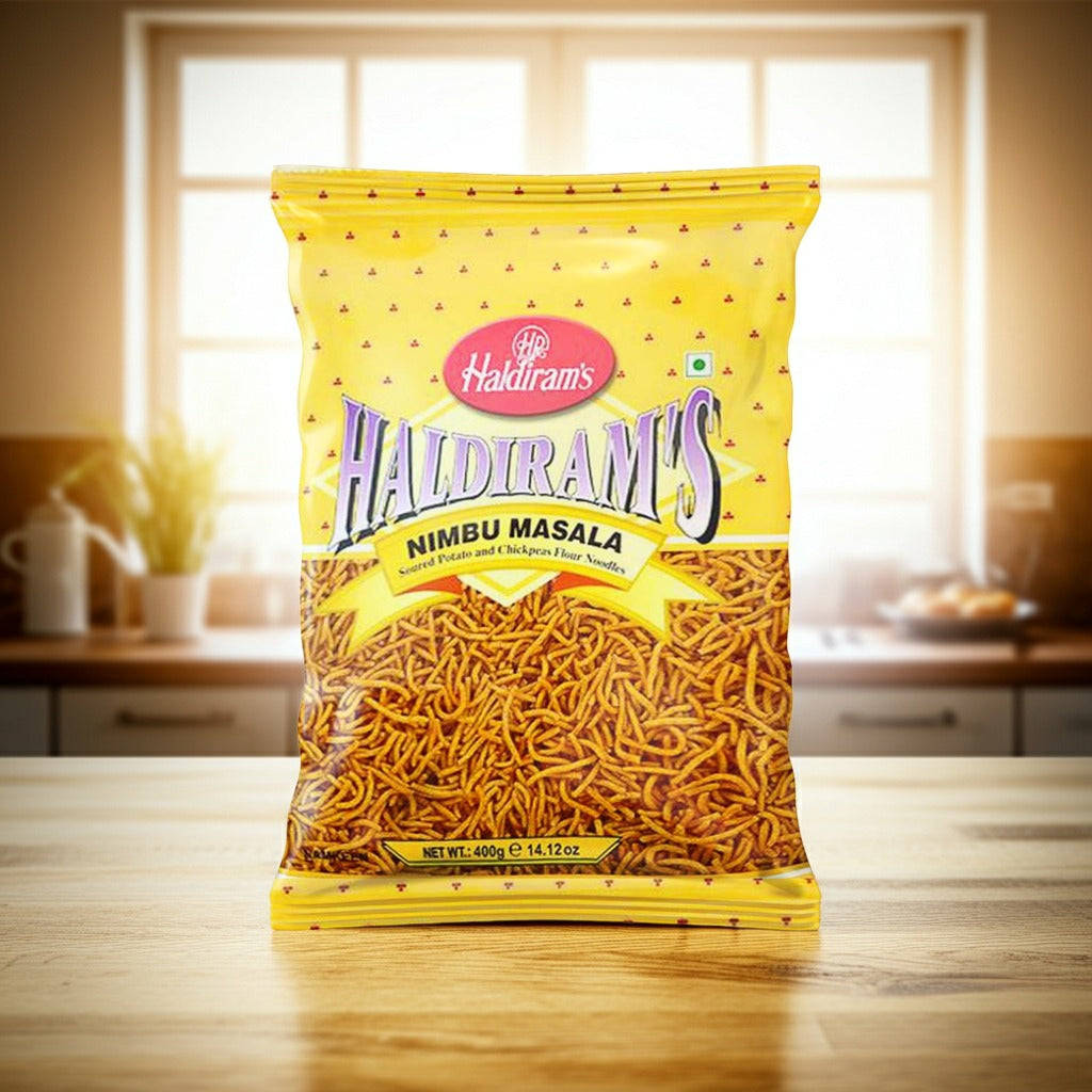 Haldiram Nimbu Masala(Snack cu Lamaie) 200g