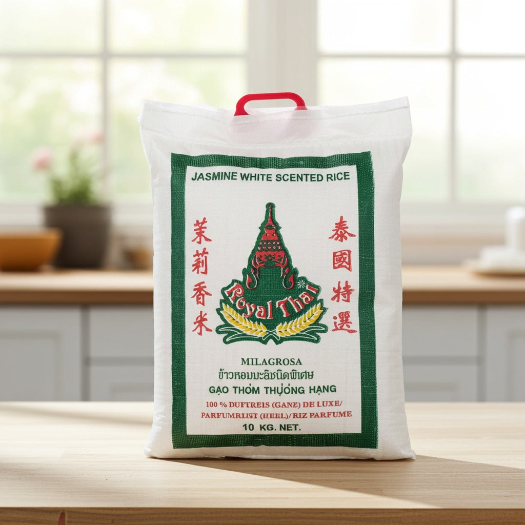 Royal Thai Jasmine Scented White Rice(Orez Jasmine Parfumat) 10KG