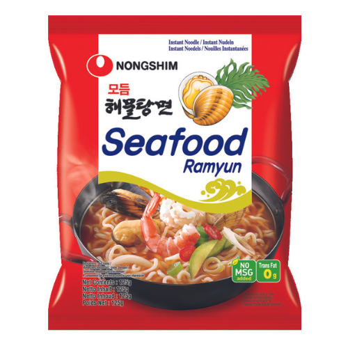 Ramyun seafood instant noodles