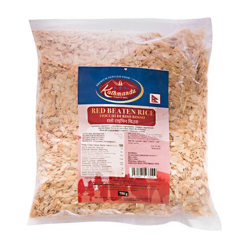 Kathmandu Red Beaten Rice (Fulgi de orez rosu ) 750g