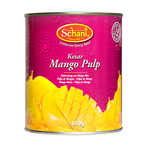 Schani Mango Pulp Kesar (Nectar de Mango) 850g
