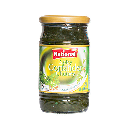 NATIONAL Spicy Coriander Chutney (Coriandru picant)335g