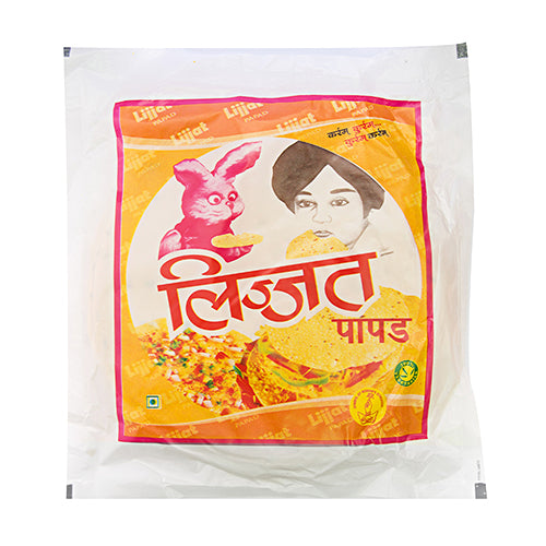 Lijjat Papad Green Chillies (Pappadums cu ardei iute verde) 200 g