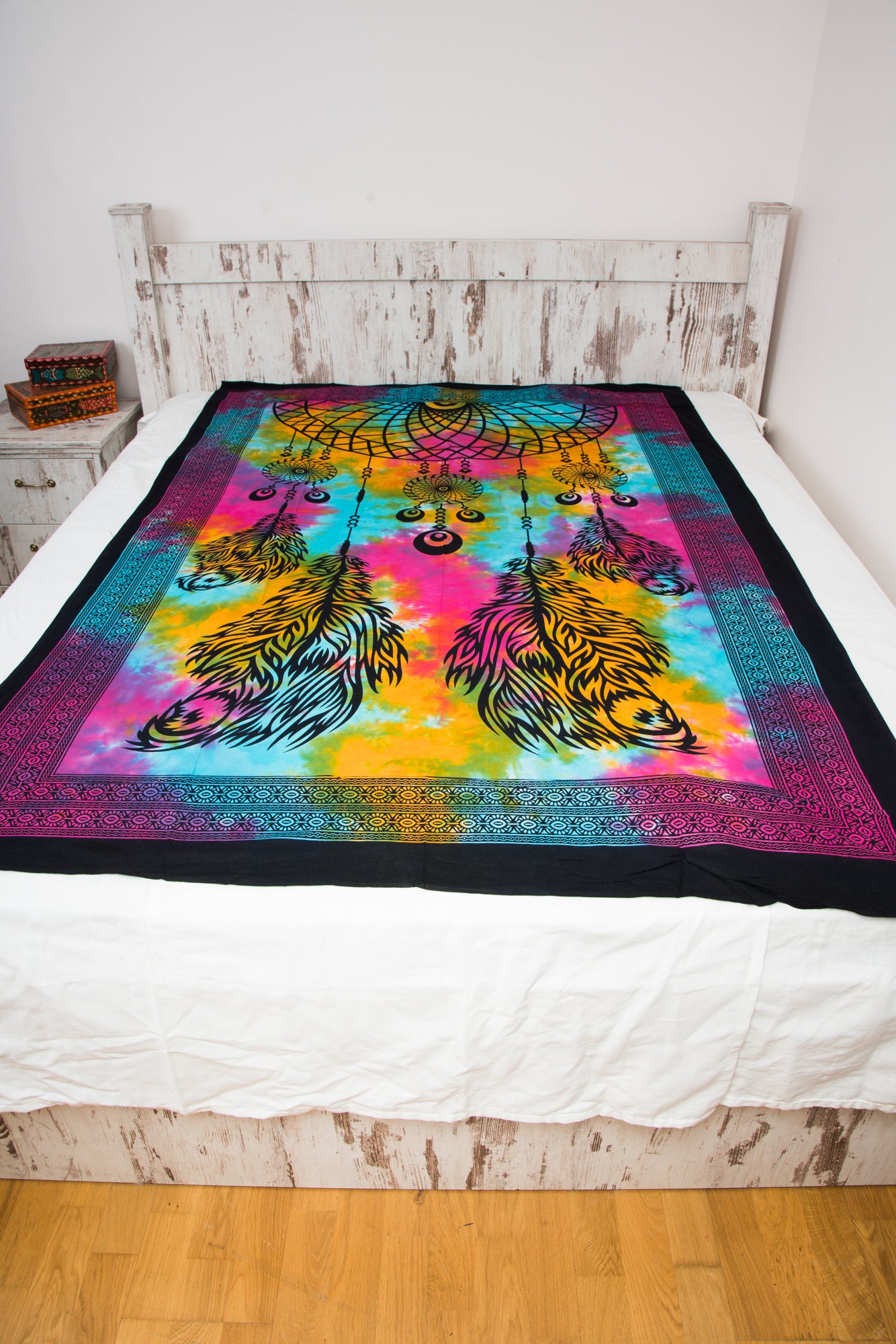 Tye-Dye Feather Single Duvet(Cuvertura single Tye-Dye Pene)200cmX160cm
