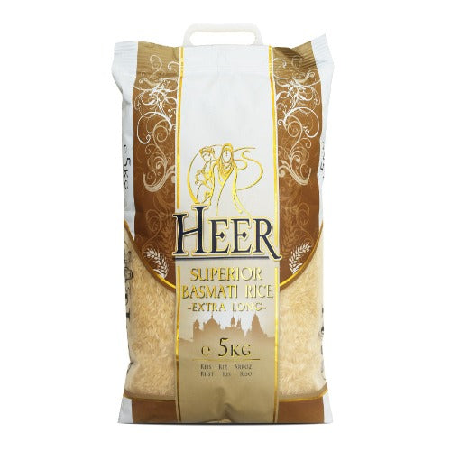Heer Super Long Rice (Orez extra Long Basmati) 5 Kg