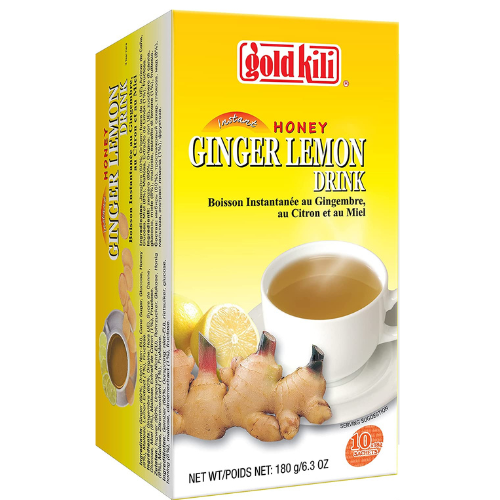 Gold Kili Ginger Lemon Drink (Bautura instant cu miere, ghimbir si lamaie) 180g