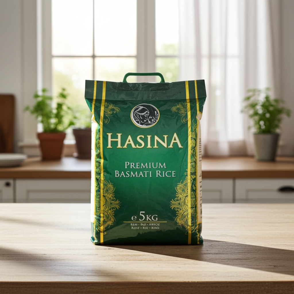 Hasina Premium Basmati Rice (Orez Basmati Premium) 5Kg