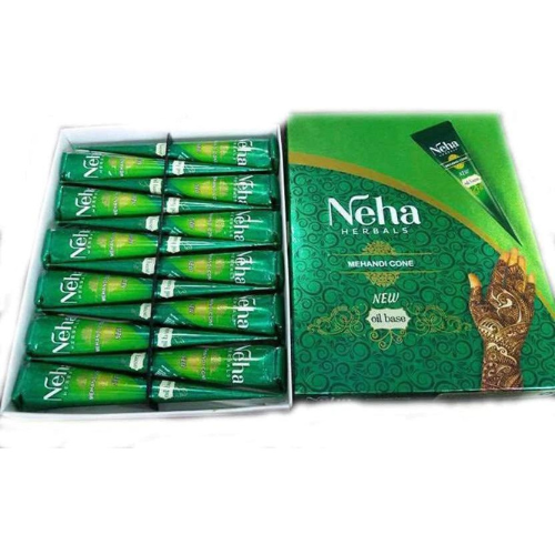 Neha Herbals Mehandi Cone (Conuri Henna cu ulei) 12x25g