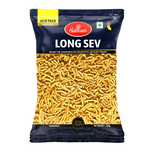 Haldirams Long Sev (Snacks picant) 200g