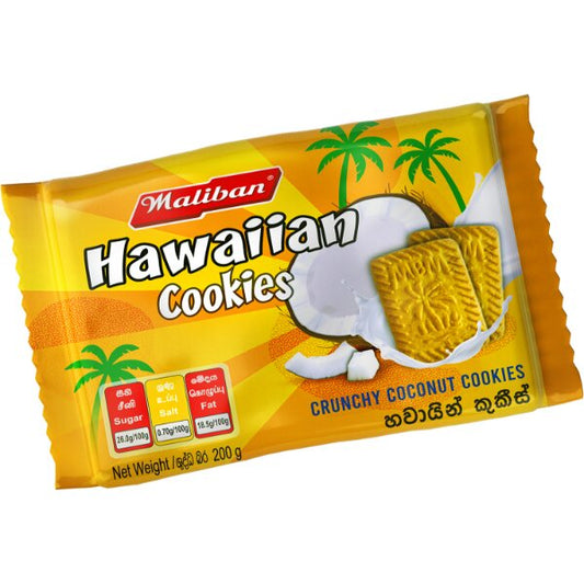 Maliban Hawaiian Cookies (Biscuiti Hawaian cu Cocos) 200G
