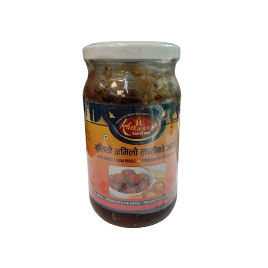 Kathmandu Lapsi Sweet and Sour Pickle(Muraturi Dulci Acrisore) 380g