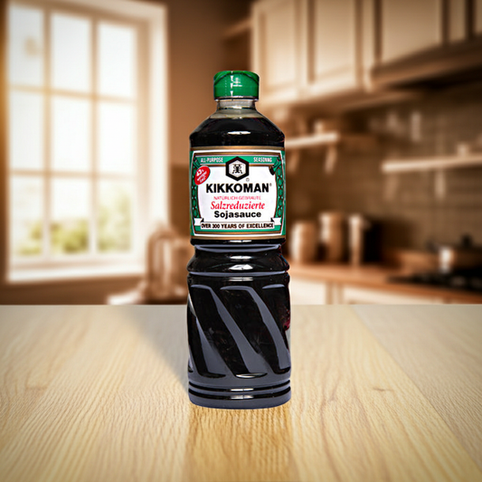 Kikkoman Soya Sauce Less salt (Sos Soia cu mai puțină sare) 975 ml