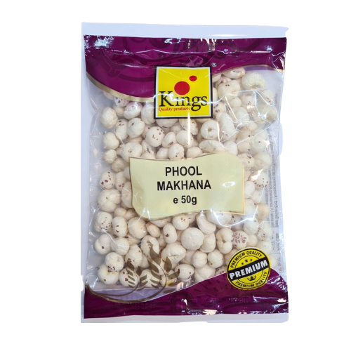 Kings Phool Makhana (Seminte de Lotus Coapte ) 50g