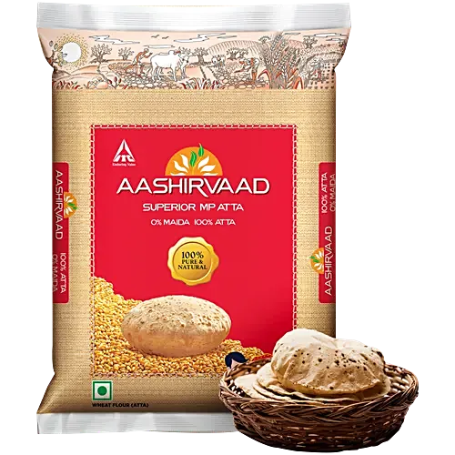 Aashirvaad Atta Whole Wheat (Faina integrala)  2 Kg