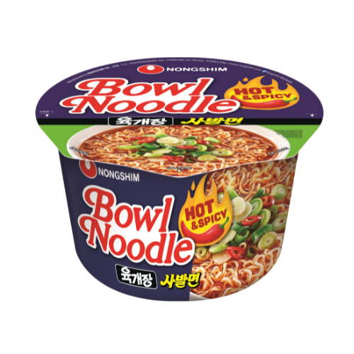 Nongshim Bowl Noodle hot spicy(Taietei instant) 100 g