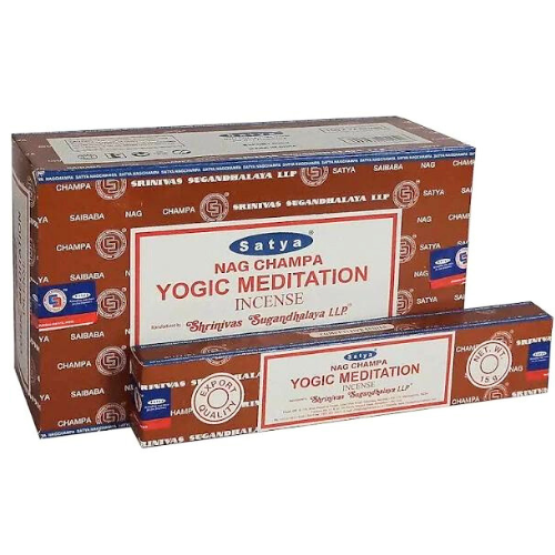 Satya Nag Champa Yogic Meditation Box(Betisoare parfumate) 12X15 G