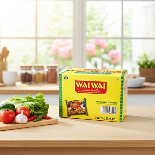 Wai Wai instant noodles with vegetables