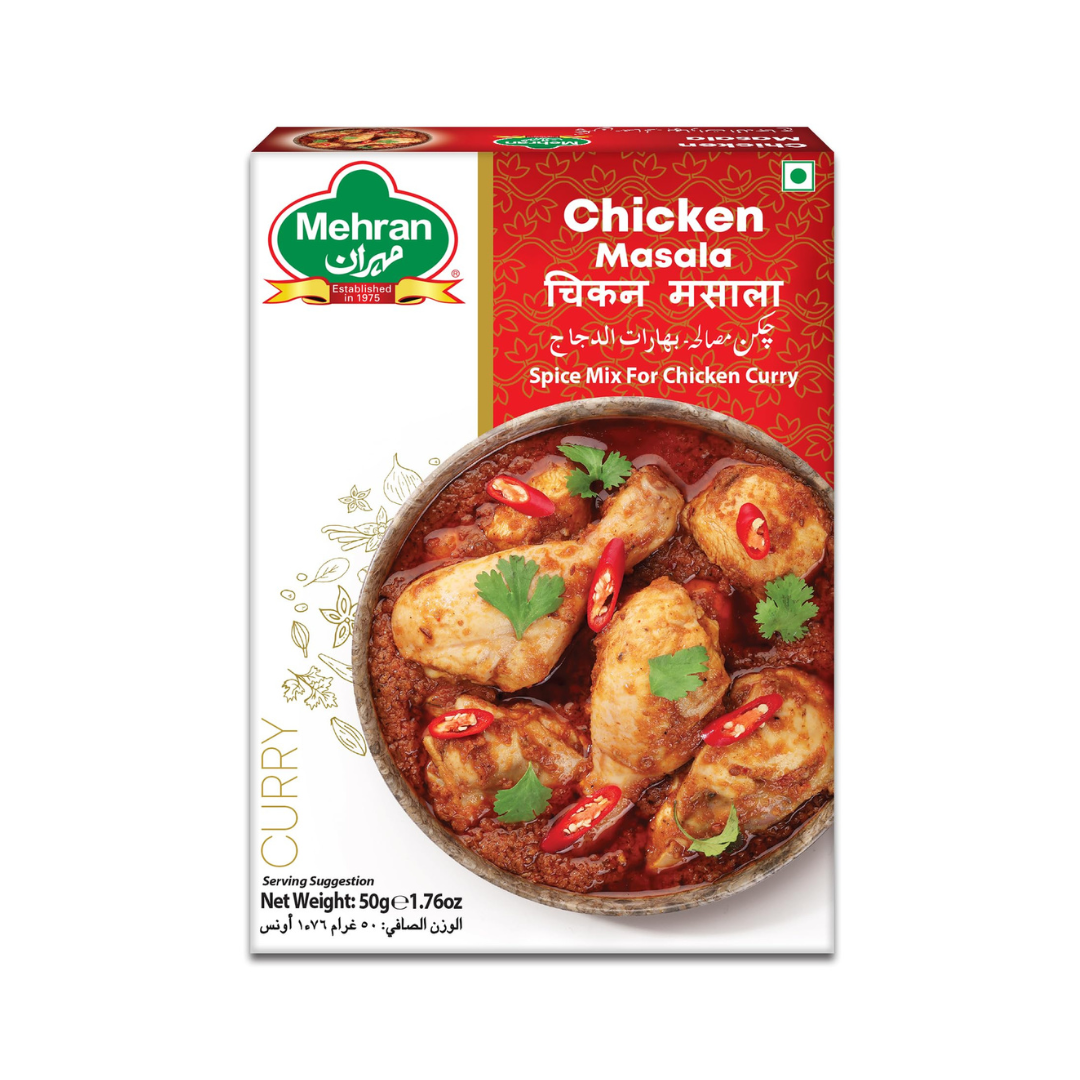 Mehran Chicken Masala Spice Mix Chicken Curry(Mix de Condimente Picante de Pui) 100g