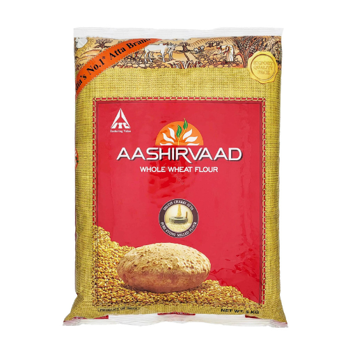 Aashirvaad Whole Wheat Flour(Faina integrala) 5 Kg