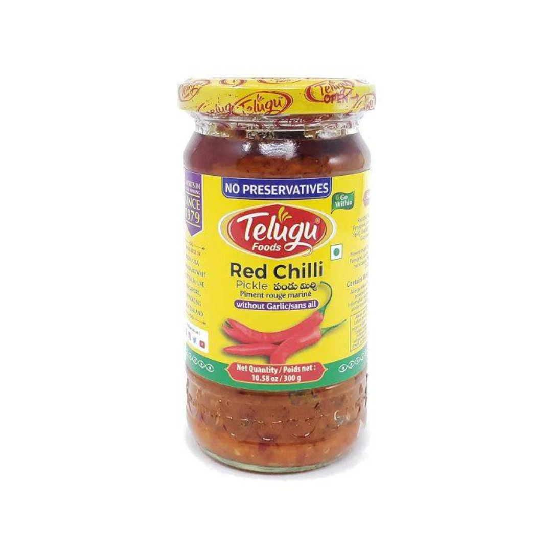 Telugu Red Chilli without Garilc(Muraturi de Chilli fara Usturoi) 300g