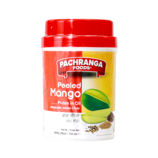 Pacharanga Peeled mango Pickle in Oil(Mango Murat in Ulei) 800g
