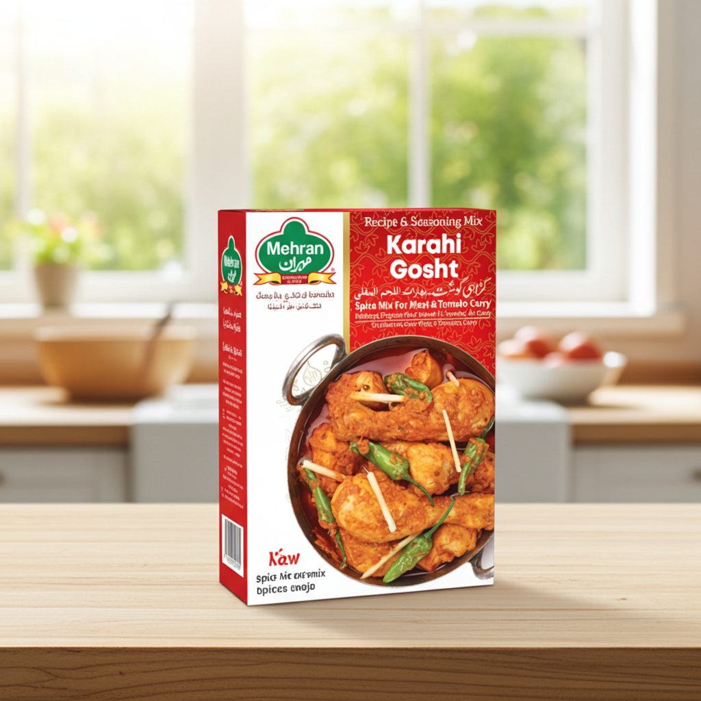 Mehran Karahi Gosht Masala (Mix Condimente pentru carne si Curry) 100g
