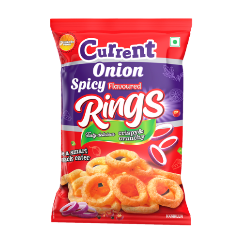 Current Onion Spicy Rings( Snacks picant cu ceapa) 80 g