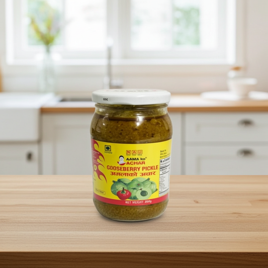 Aama Ko Achar Gooseberry Pickle(Muraturi De Agrise) 380G