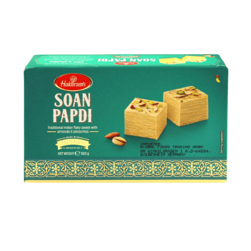 Haldirams Soan Papdi (Desert Fulgi de Aur) 500g