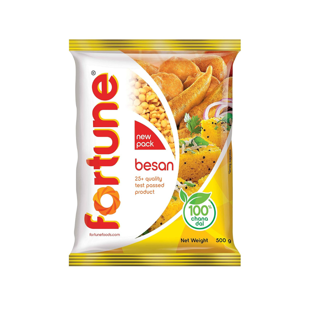 Fortune Besan/Gram Flour(Faina pura de naut) 500g