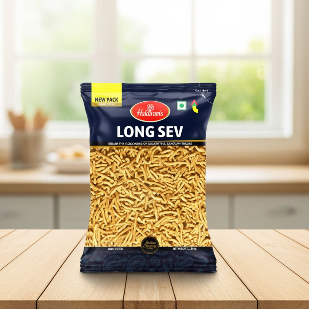 Haldirams Long Sev (Snacks picant) 200g