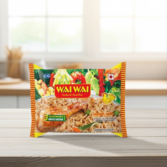 Wai Wai Chicken (Noodles instant cu pui)75G