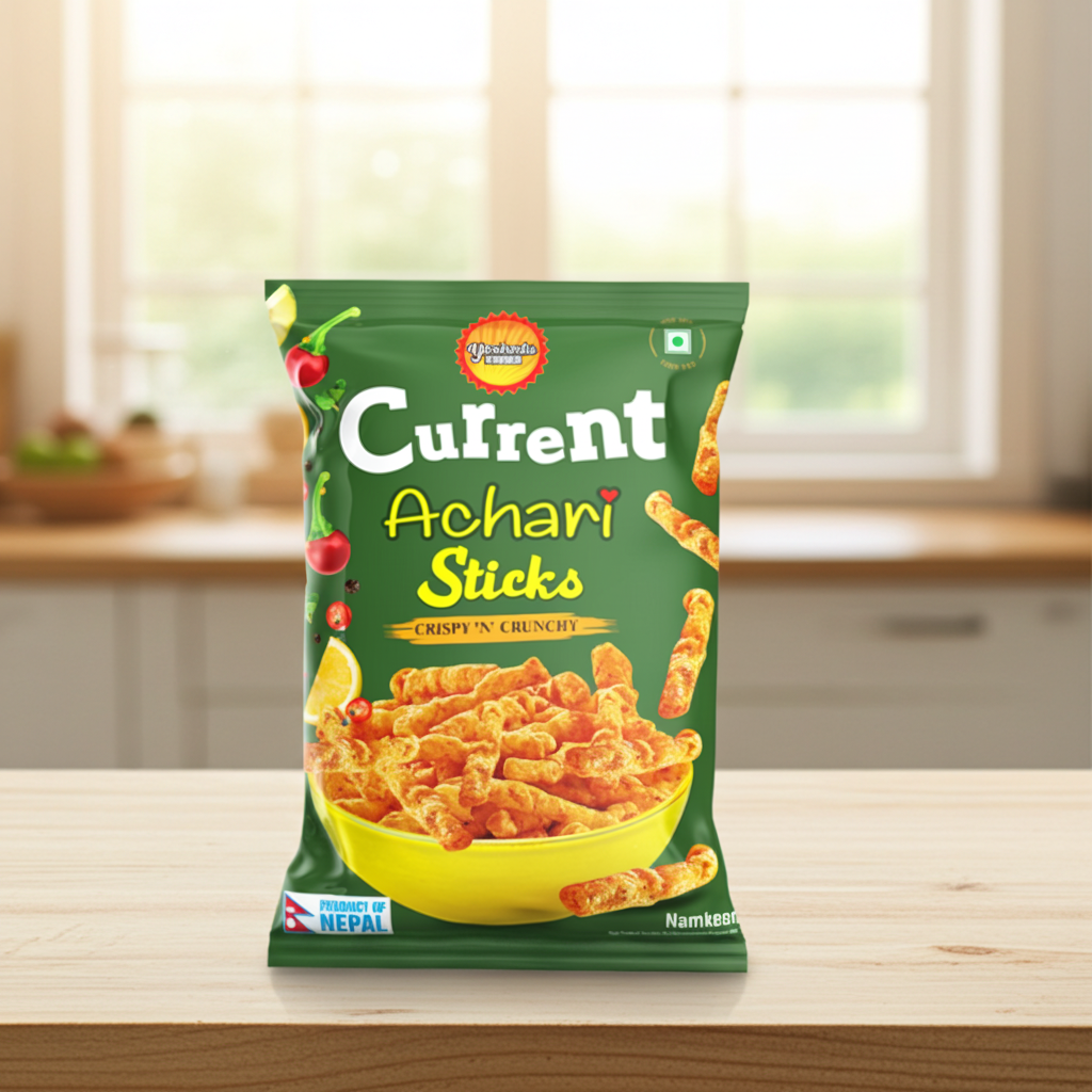 Current Achari Sticks ( Snacks picant acrisor) 80g