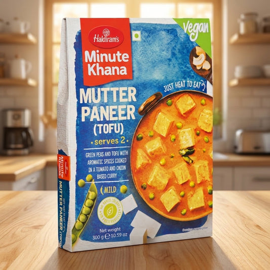 Haldiram's Mutter Paneer tofu (Mancare semipreparata cu mazare si tofu) 300g