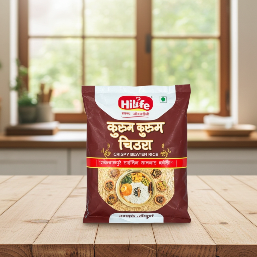 Hilife Crispy Beaten Rice(Fulgi de Orez Crocant) 1Kg