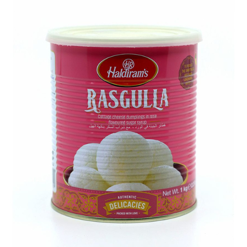 Haldiram's Rasgulla Soft Cottage Chesse (Galuste de branza dulci insiropate)1kg