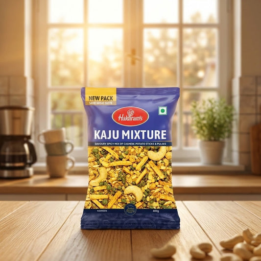 Haldirams Kaju Mixture (Snack mix cu kaju) 200g