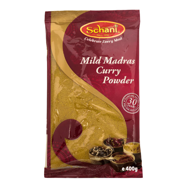 Schani Mild Madras Curry Powder(Condimente Curry) 400g