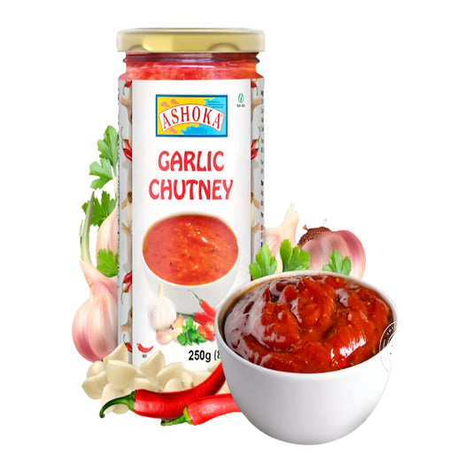 ASHOKA Garlic Chutney (pasta picanta de usturoi)  250gr