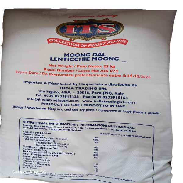 ITS Moong Dal(Linte Galbena) 25 kg
