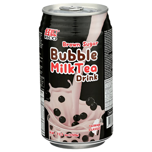 RICO Bubble Milk Tea Drink Brown Sugar(Bautura cu perle tapioca) 35ml