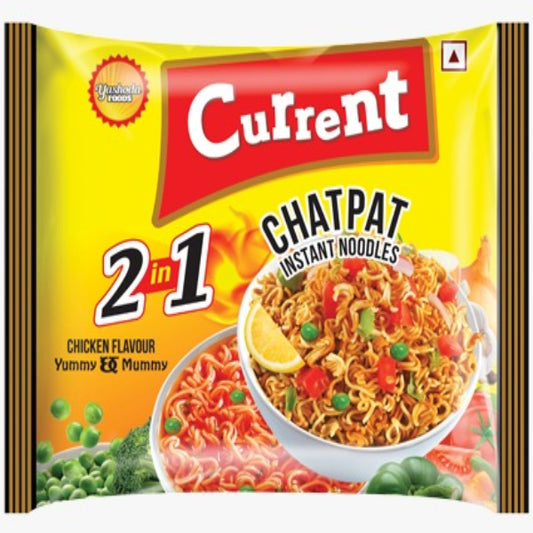 Current 2 in 1 ChatPate Noodles(Taietei Instant cu pui) 74g