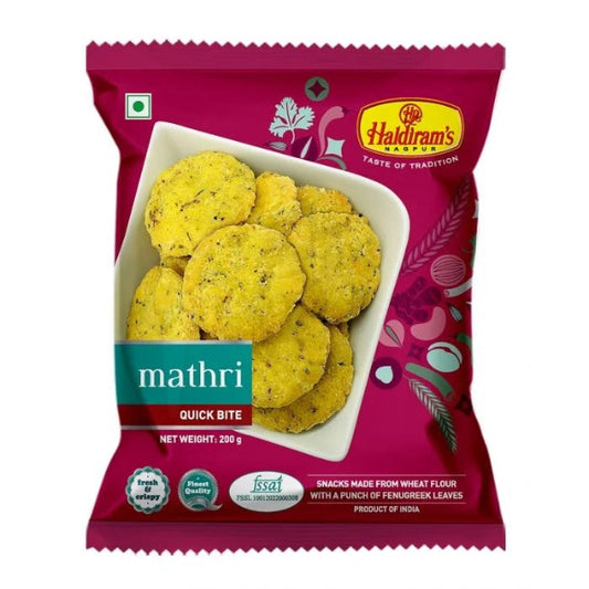 Haldiram Mathri(Snack Dulce-Acrisor) 200g
