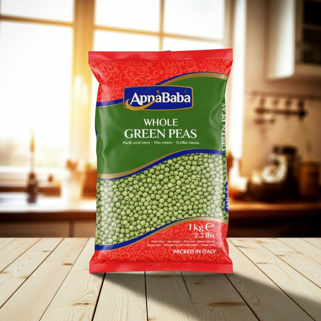 Apna Baba Whole Green Peas 1kg