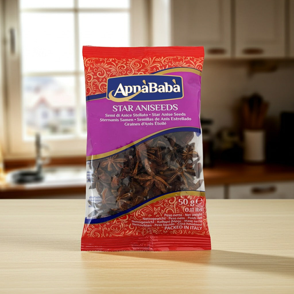 Apna Baba Star Anise (Anason Stelat) 50g